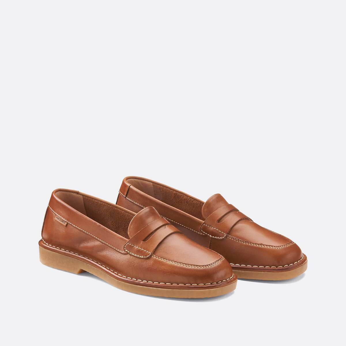 Mocassins en cuir Noia cognac, PIKOLINOS