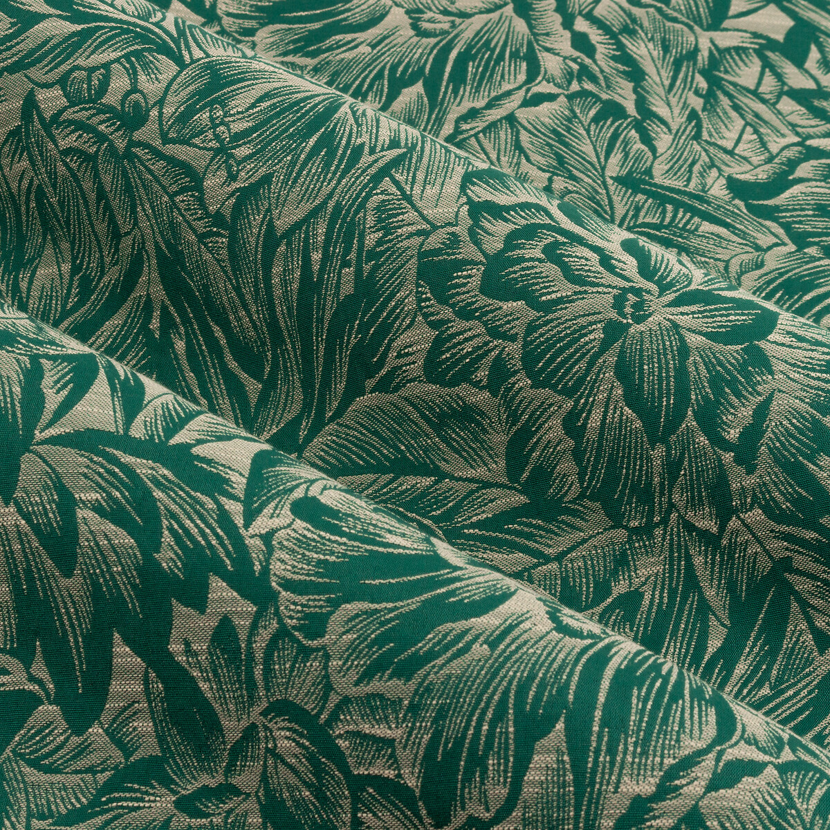 Grantley Pencil Pleat Curtains emerald, WYLDER
