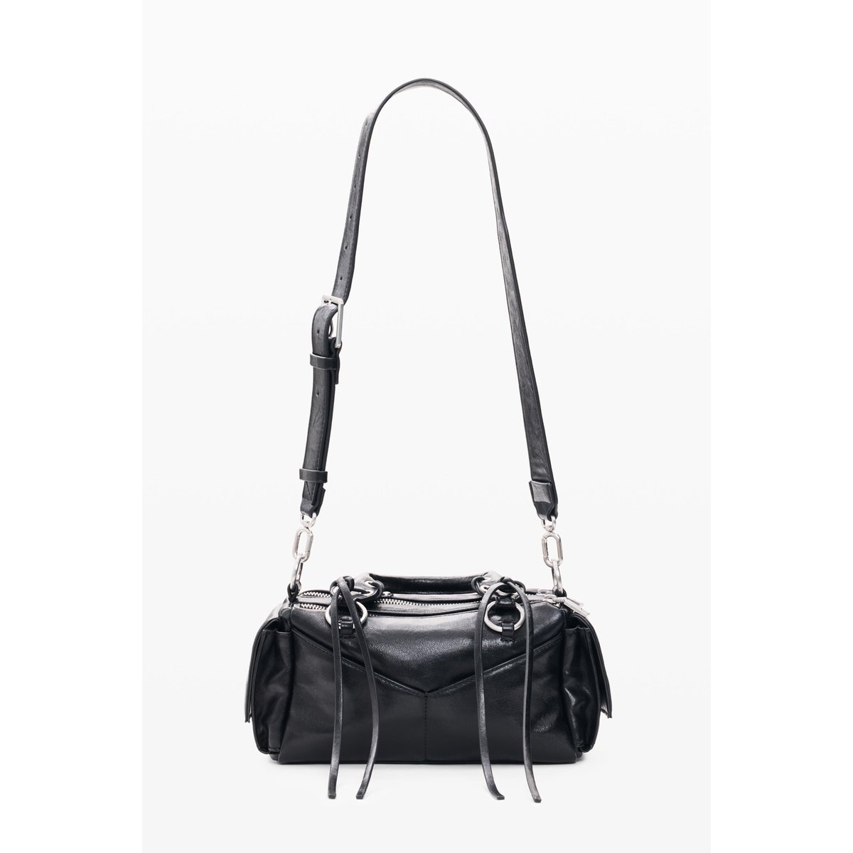 Petit sac effet cuir noir, DESIGUAL