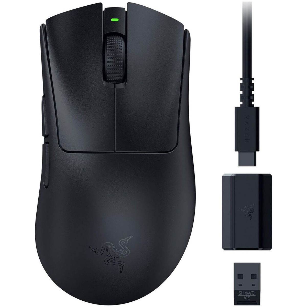 Souris Gamer Sans Fil DEATHADDER V3 HYPERSPEED couleur unique, RAZER