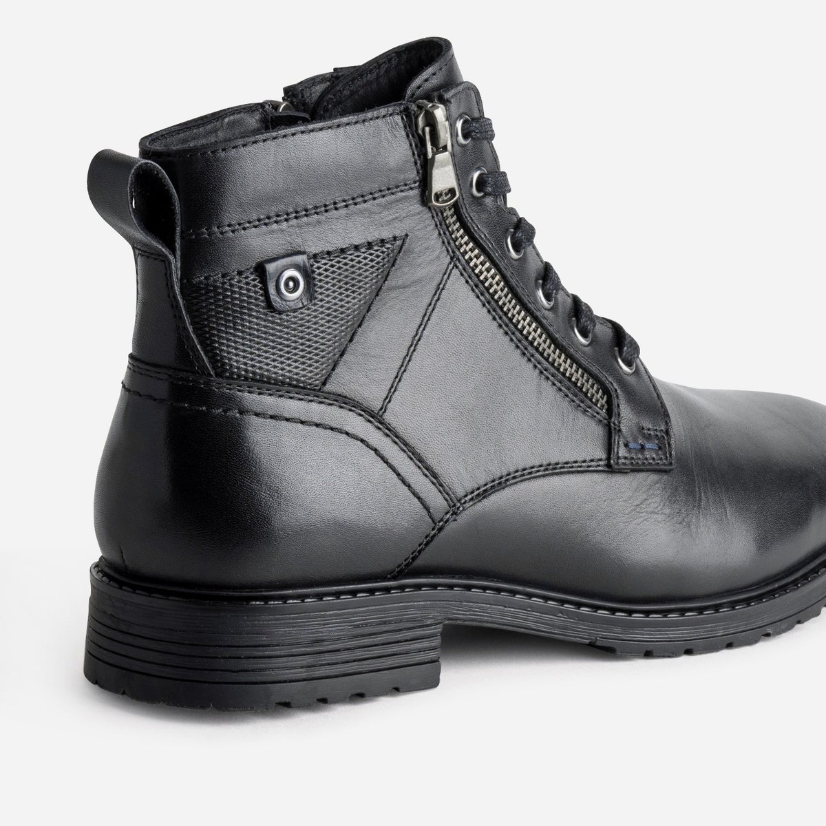 Boots en cuir LOUP noir, ERAM