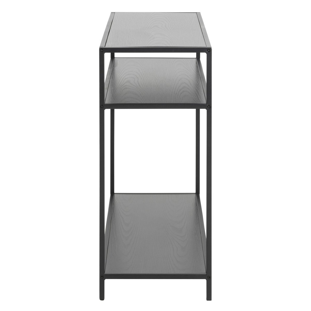 Console 3 niveaux design industriel SIREINE noir, TOILINUX