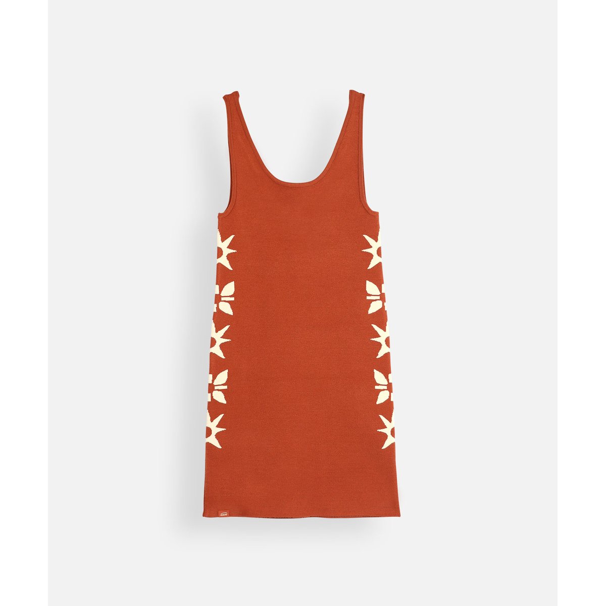Robe en maille jacquard ELOM red island, OXBOW