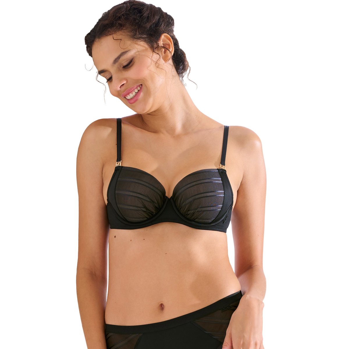 Soutien-gorge préformé PRINCESS noir, LISCA