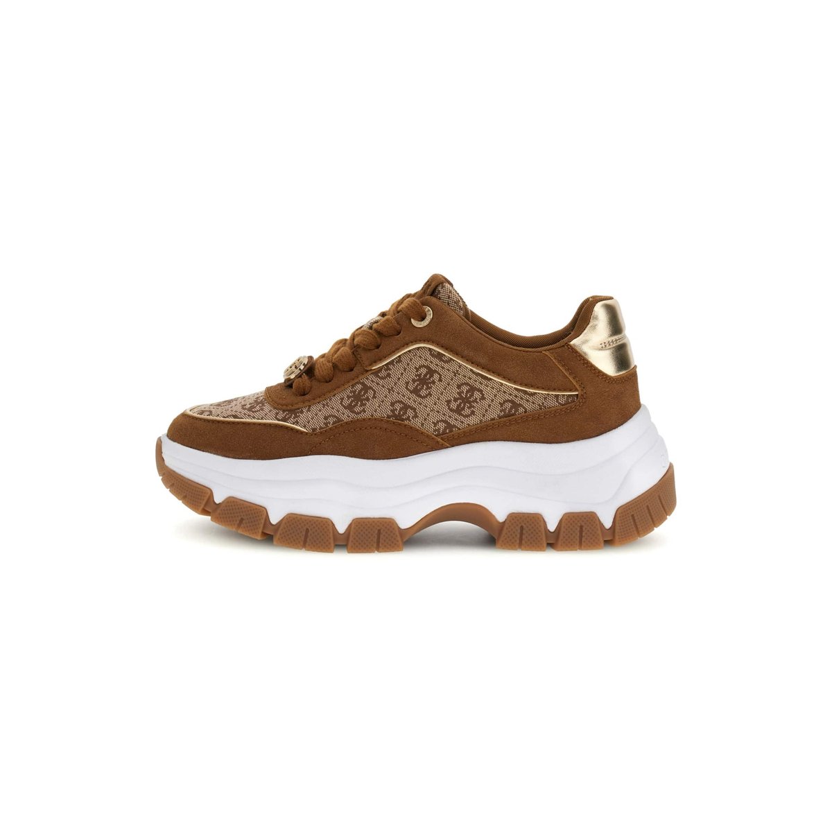 Baskets De Running Berrett 4G Logo Pivoine beige multi, GUESS