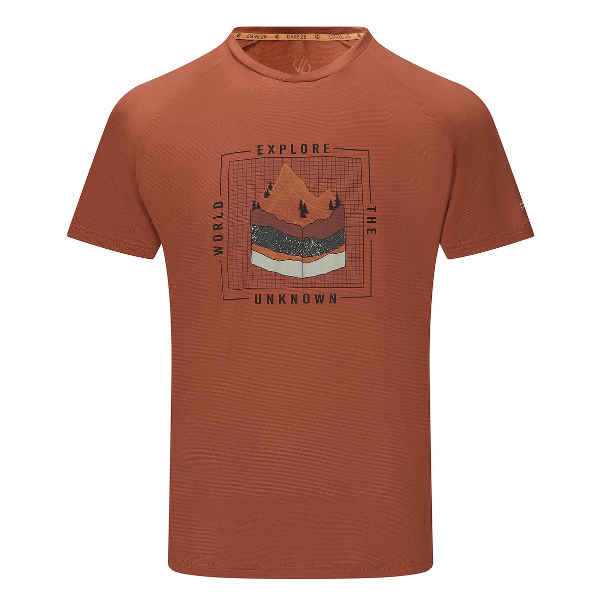 T-shirt motif/style superposé TECH épices arabes, DARE 2B