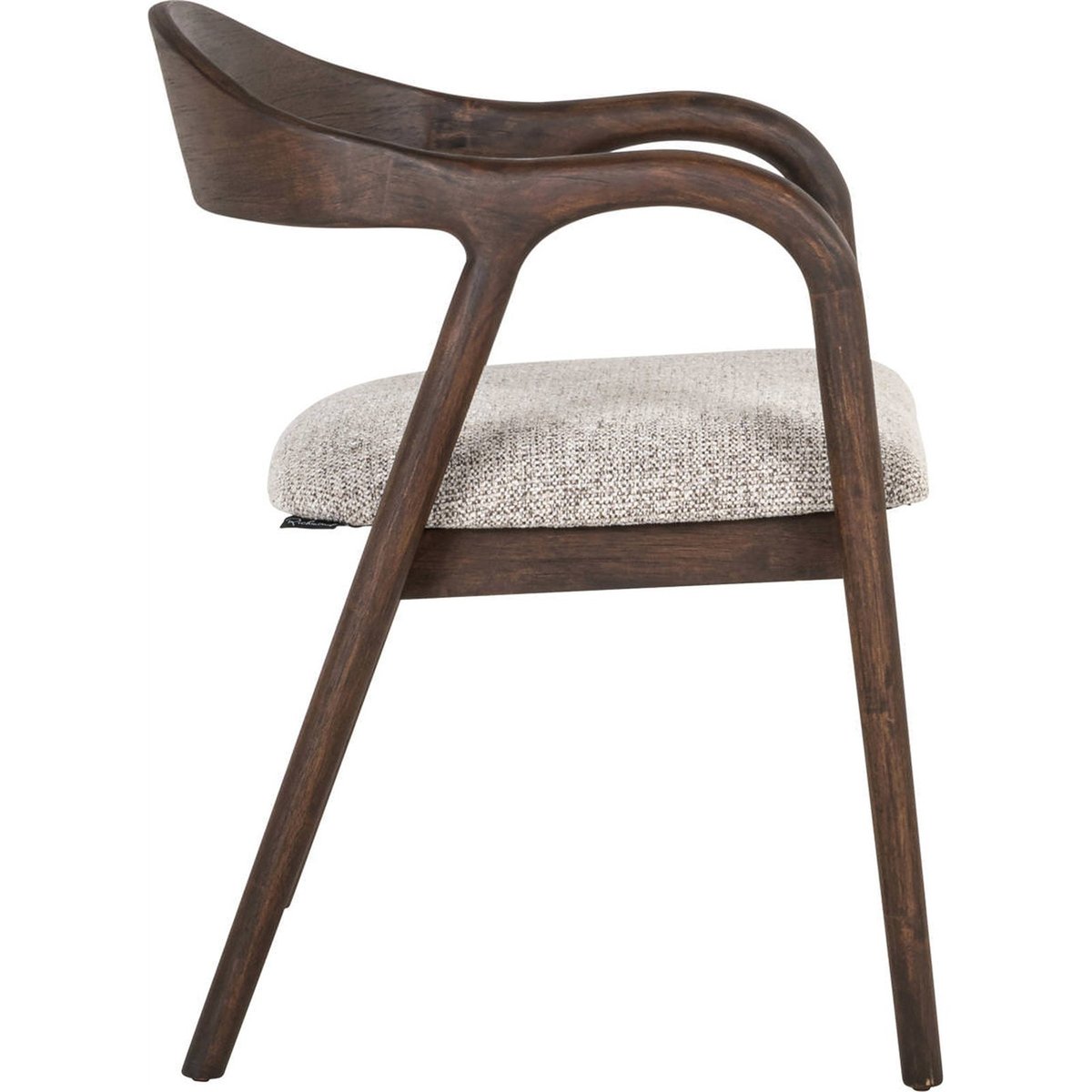 Chaise de salle à manger en bois mocca fancy, RECOLLECTION