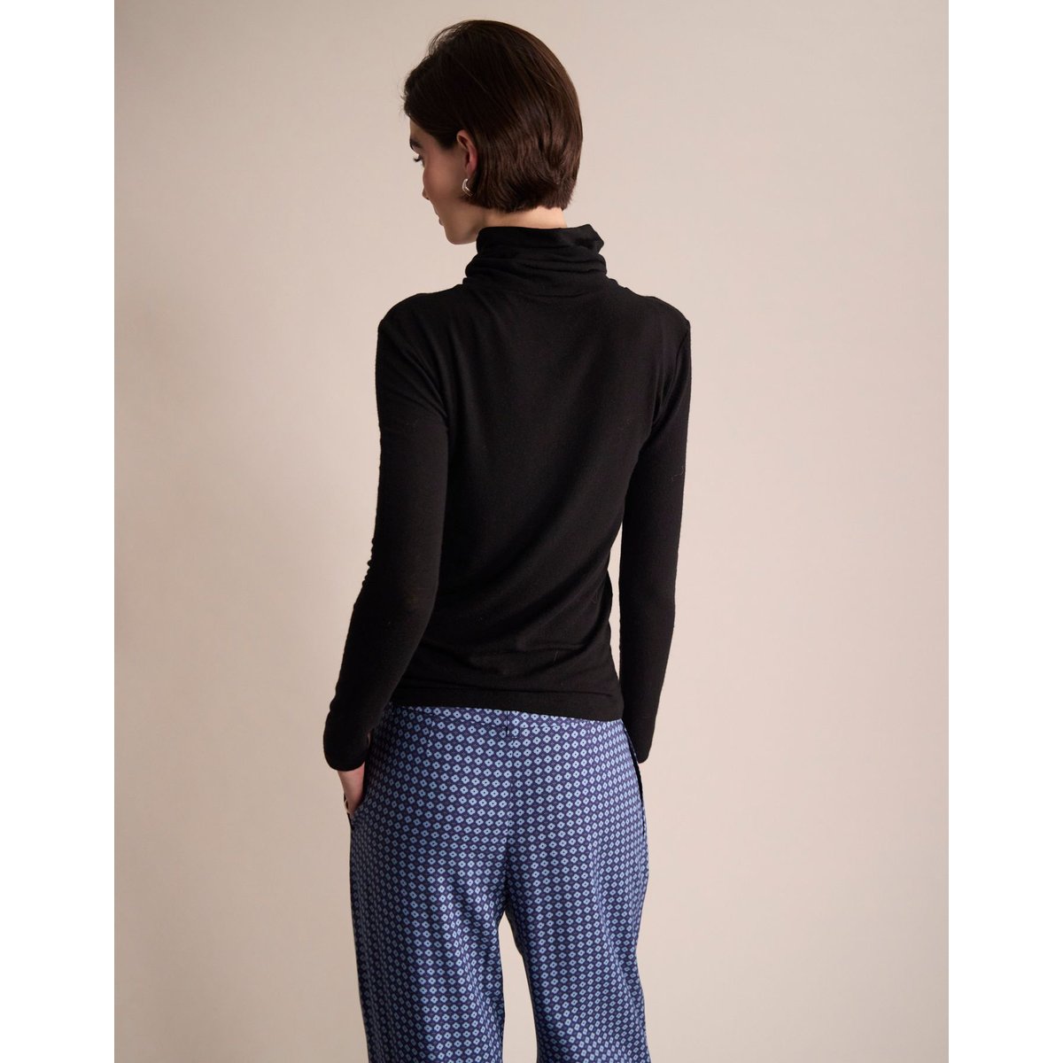 Pull col roulé Jade - INES DE LA FRESSANGE PARIS noir, INES DE LA FRESSANGE PARIS