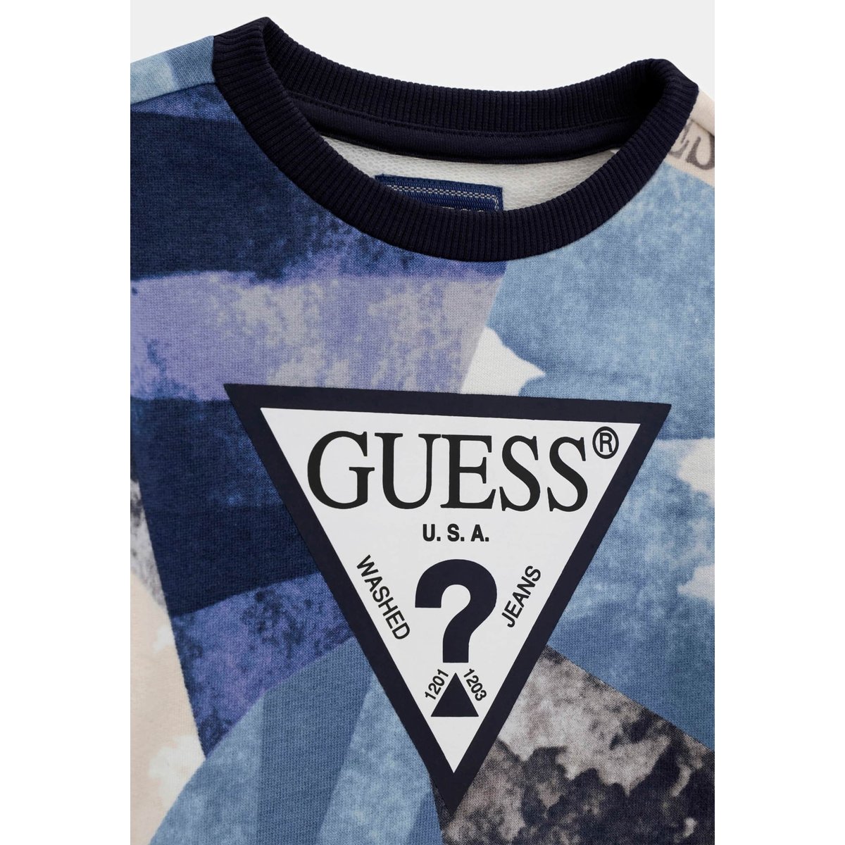 Sweat-Shirt Camouflage blau multi, GUESS KIDS