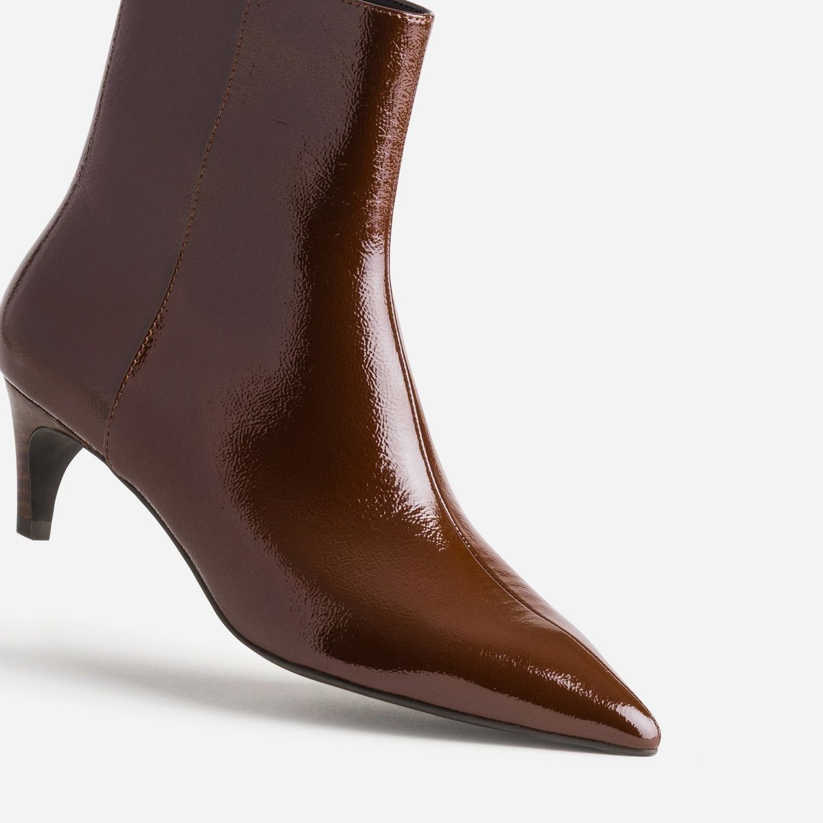Boots À Talon en cuir NAJA cognac, ERAM