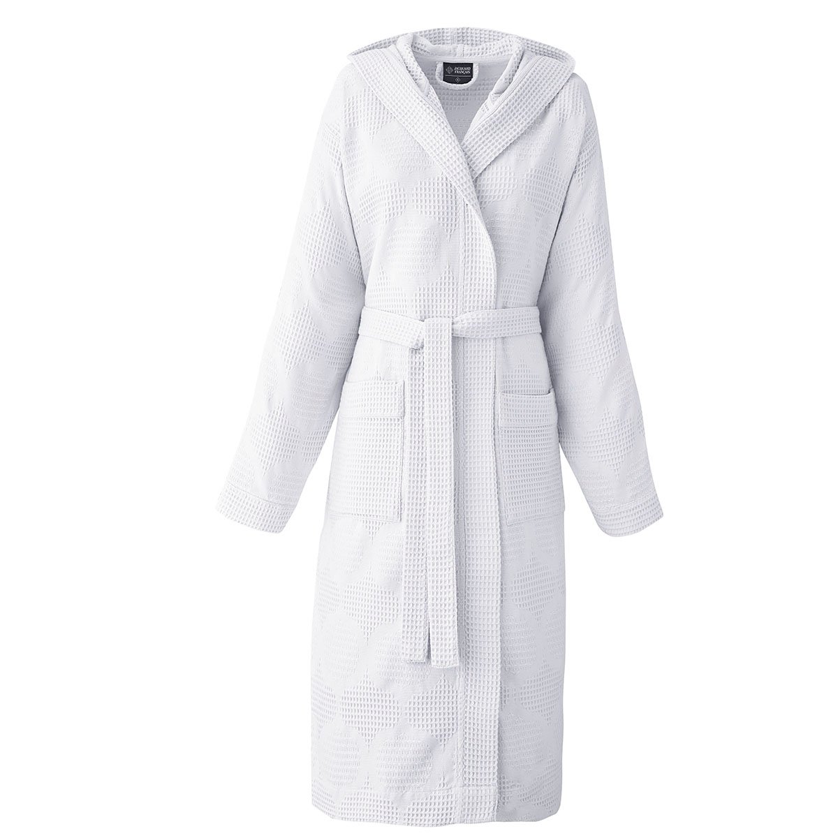 Peignoir 210 g/m², HERA blanc, LE JACQUARD FRANCAIS