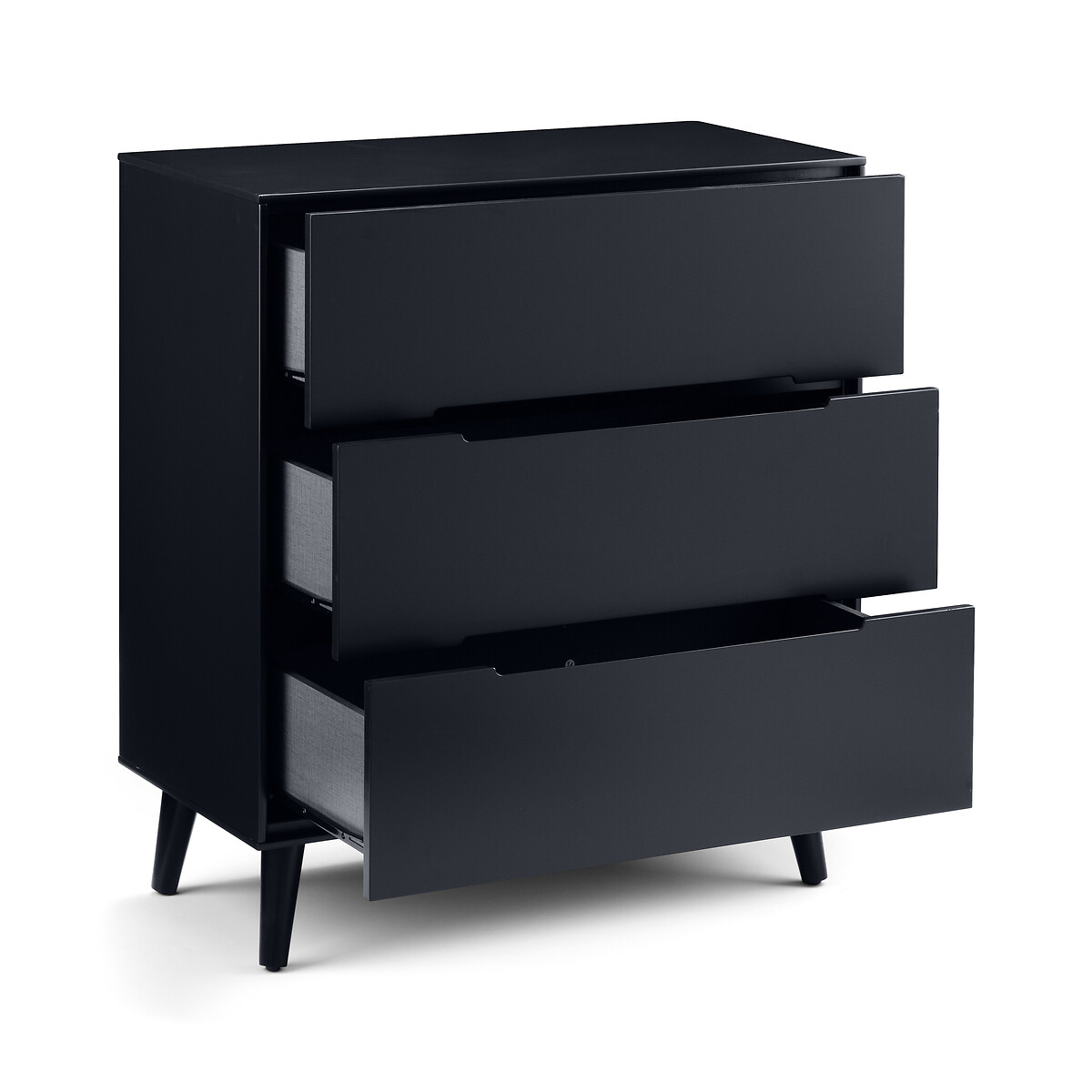 Anderson Retro Chest of 3 Drawers charcoal, SO'HOME