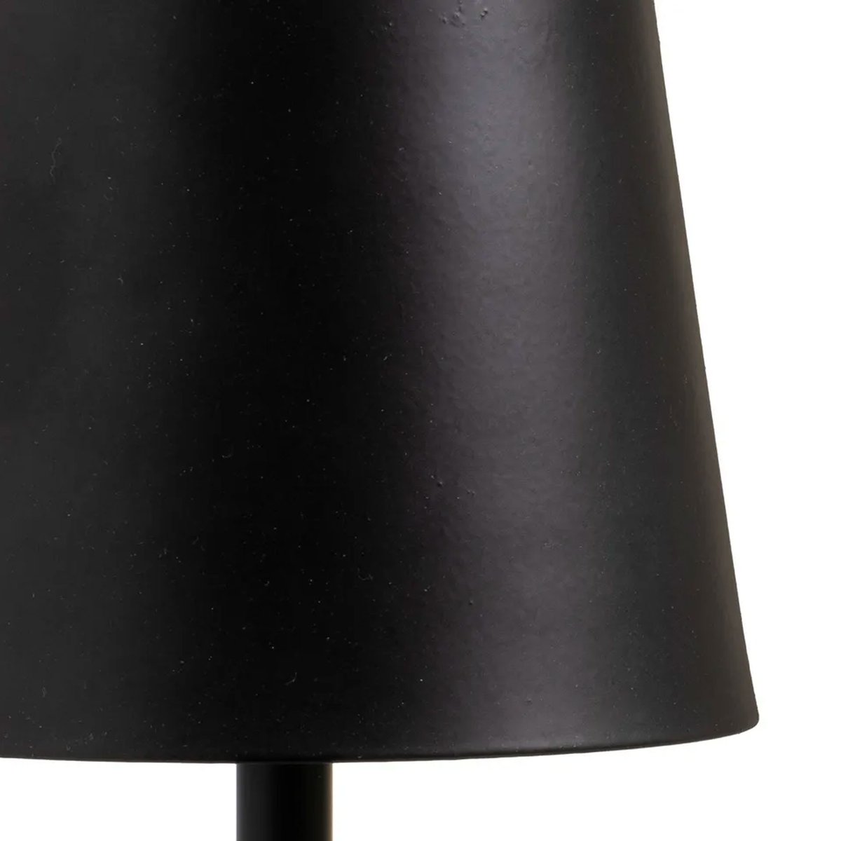 Lampe à poser en métal noir LED sans fil 9x9x27cm noir, WADIGA