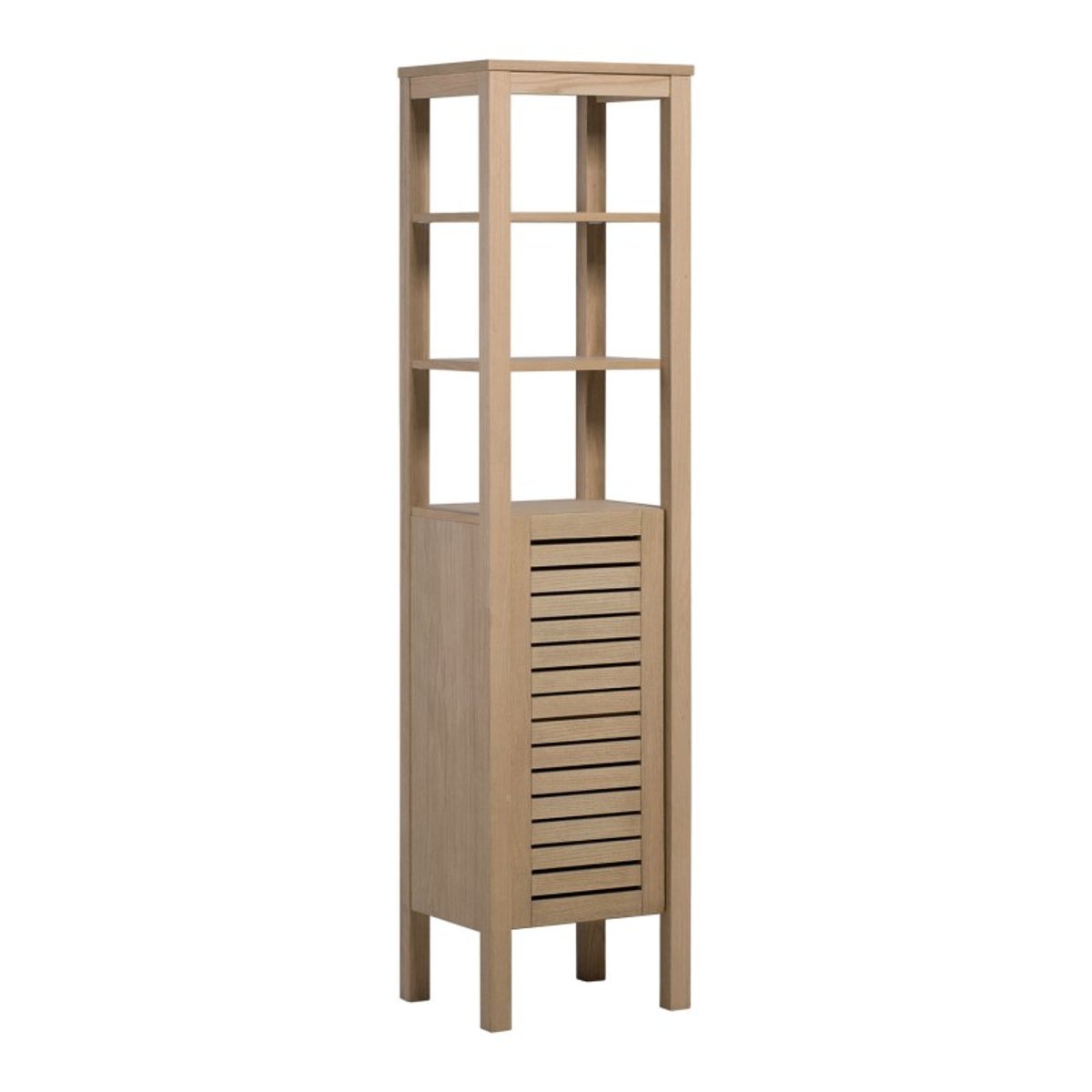 Colonne de salle de bain sur pieds en chêne 170 cm TALIX chêne, MOB IN