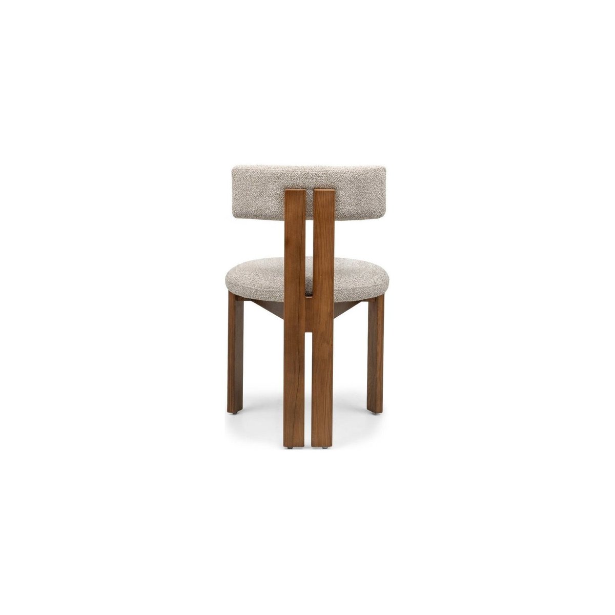 Chaise de salle à manger collection MARTIN beige crème et brun chaud, RECOLLECTION