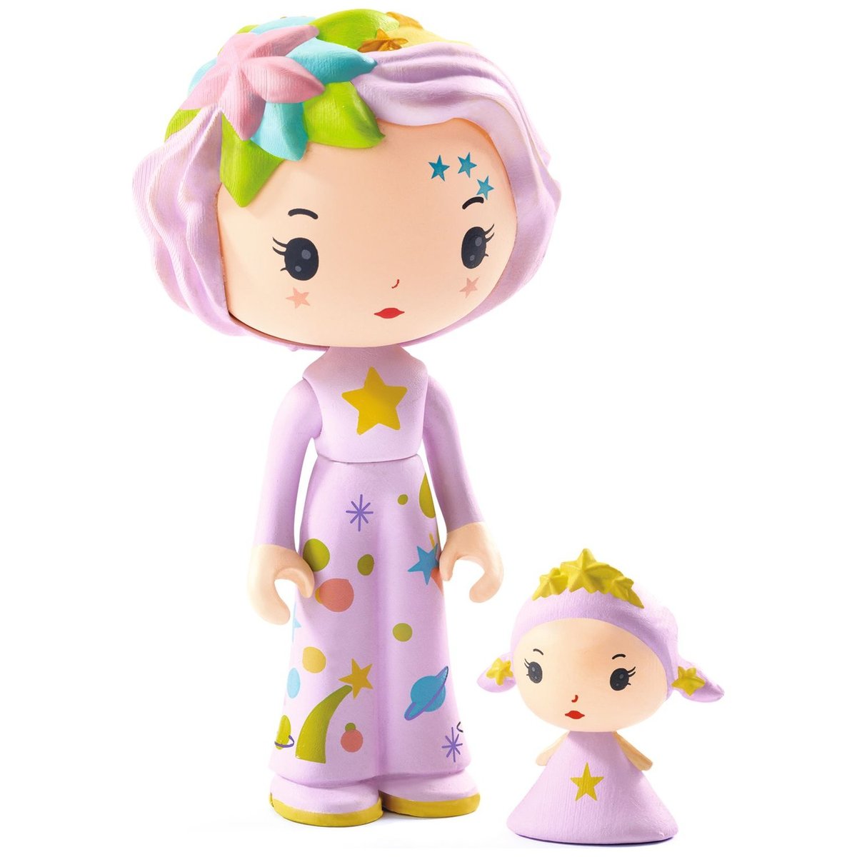 Figurine Violet tinyroom violet, jaune, vert, DJECO