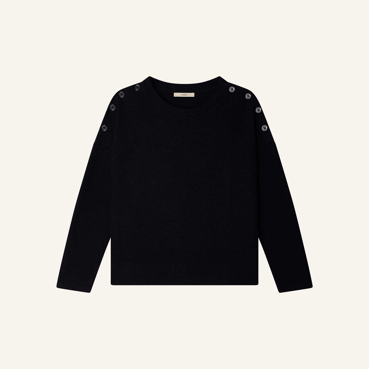 Tee shirt manches longues AUSTIN noir, SESSUN