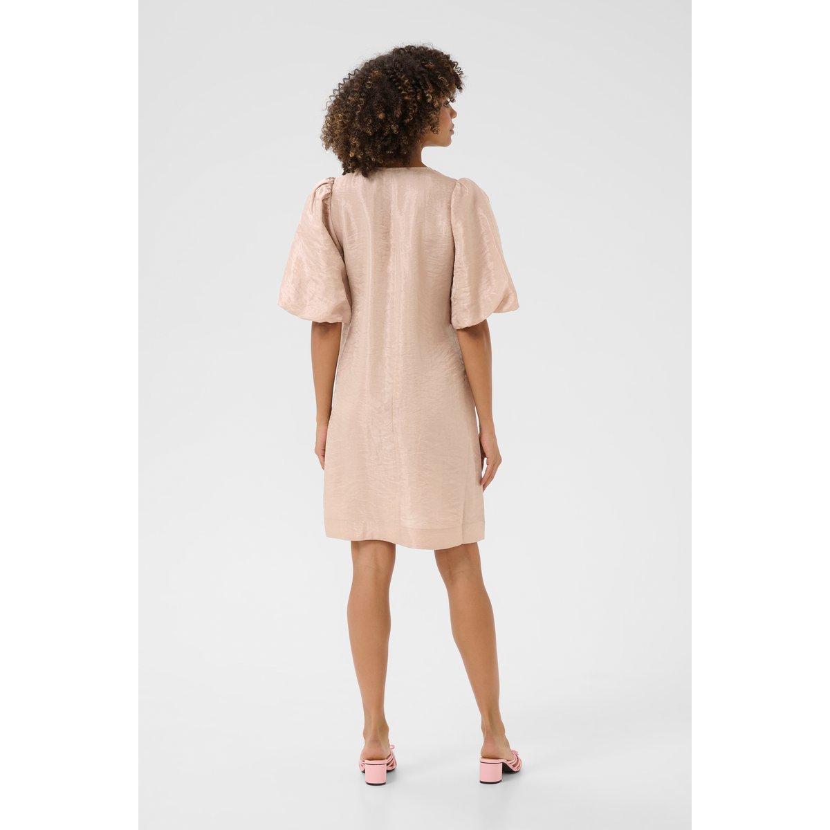 Dress beige smoke gray, CULTURE