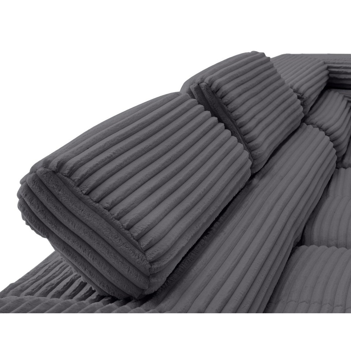 Canapé d'Angle Convertible 5 places - ZARIA gris, BEST MOBILIER