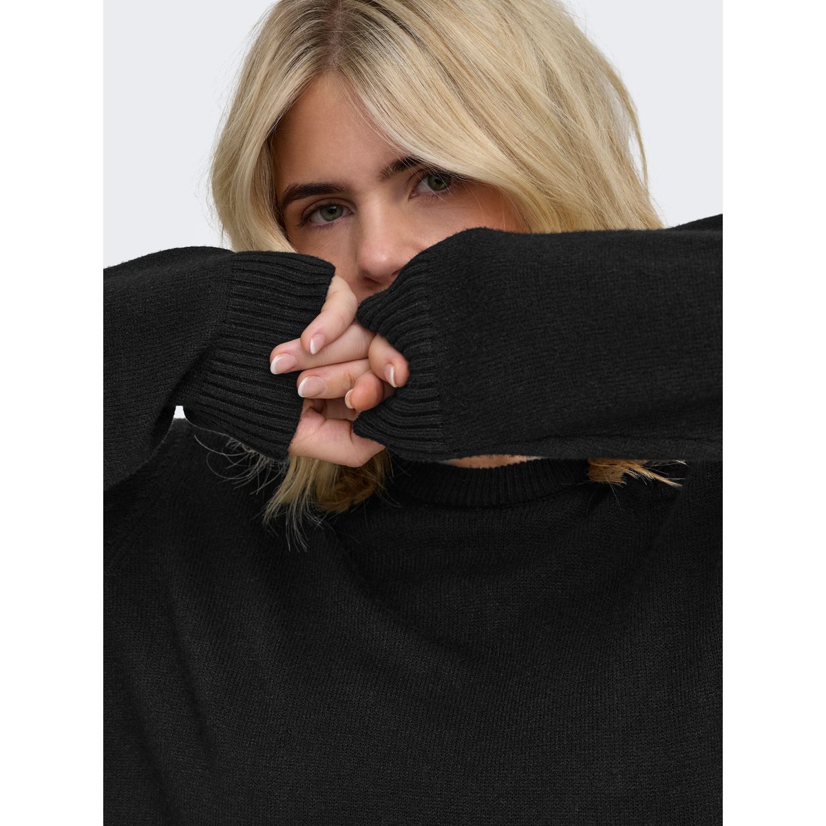 Robe En Maille black 1, ONLY CARMAKOMA