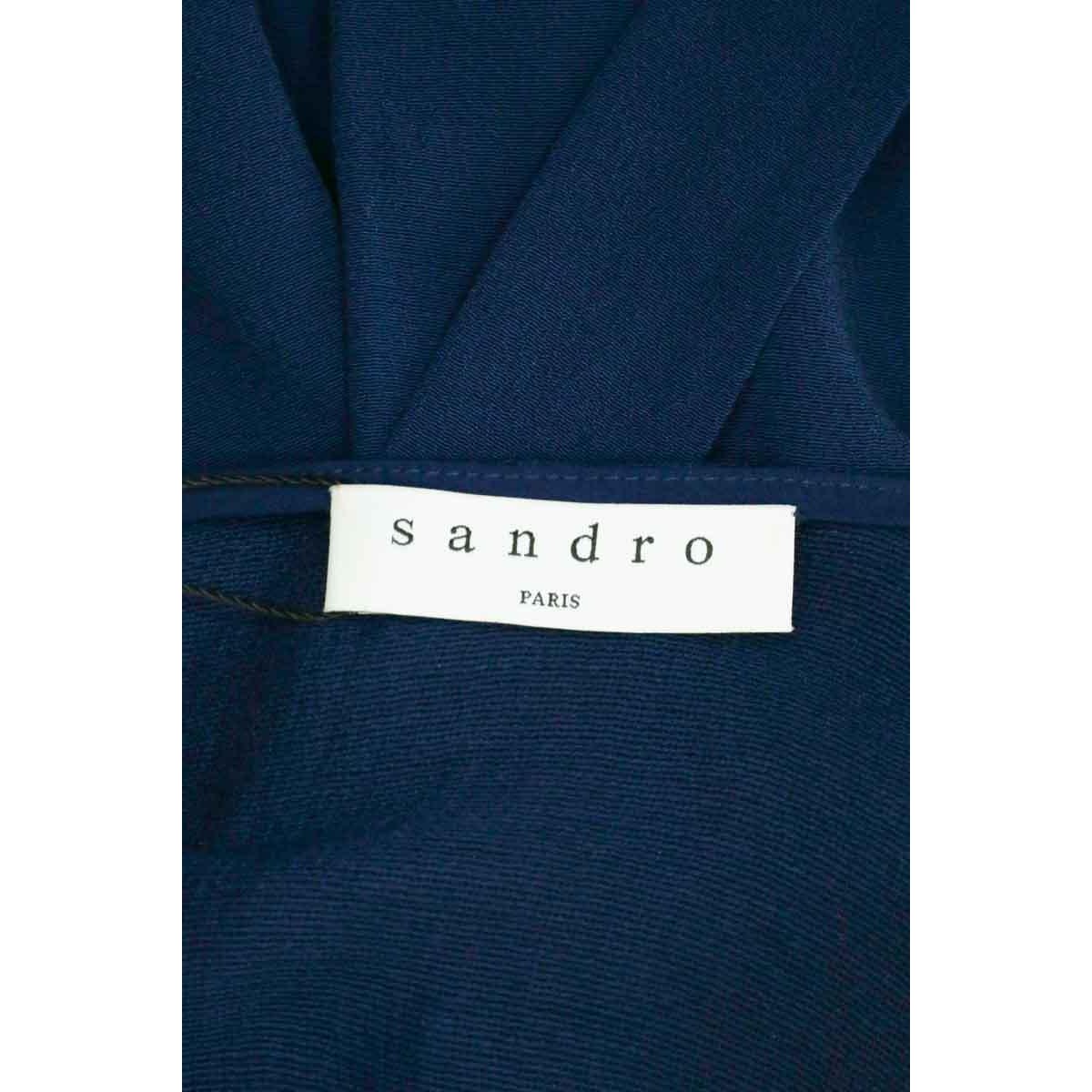 Robe - Très Bon État marine, SANDRO