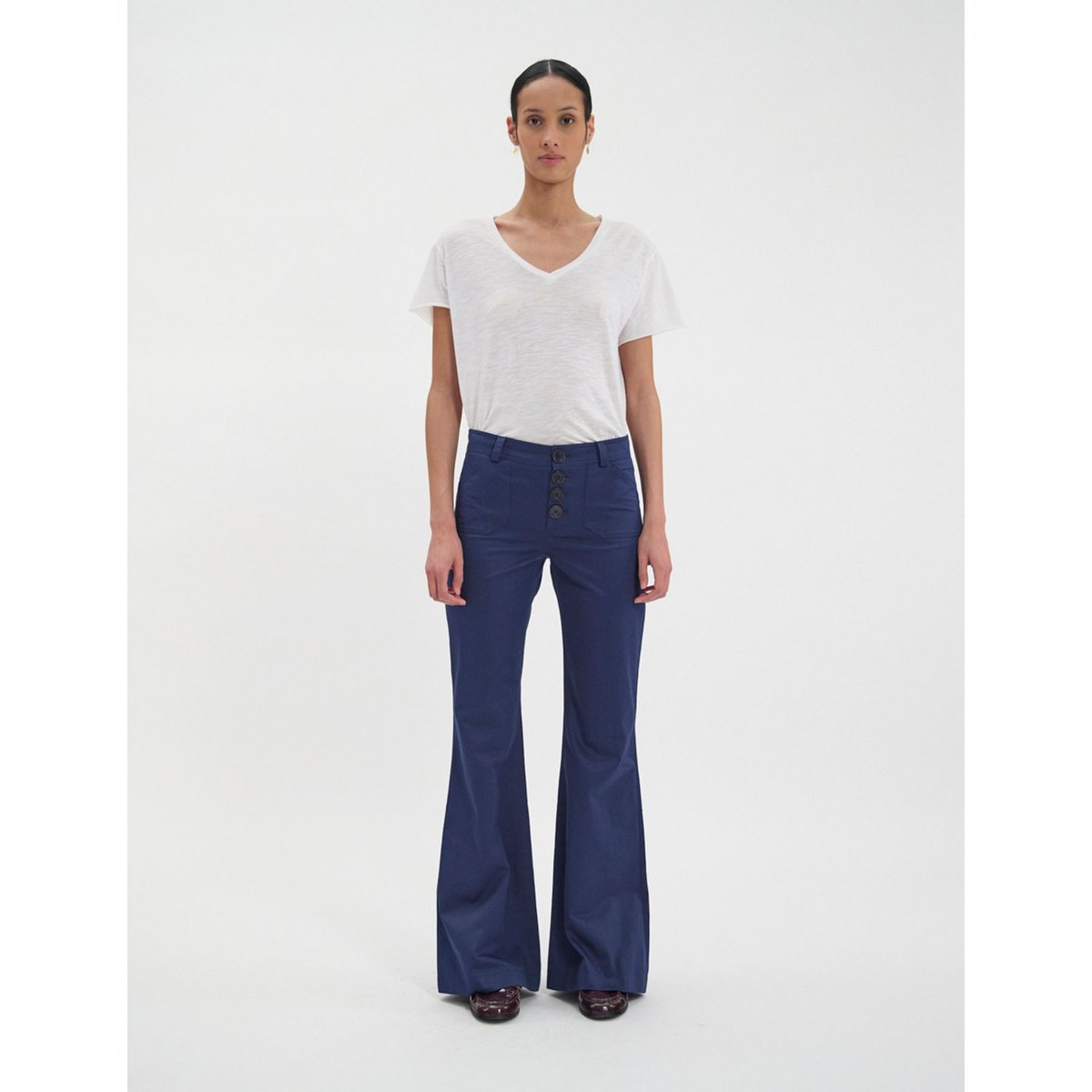 Pantalon charlotte bleu, INES DE LA FRESSANGE PARIS