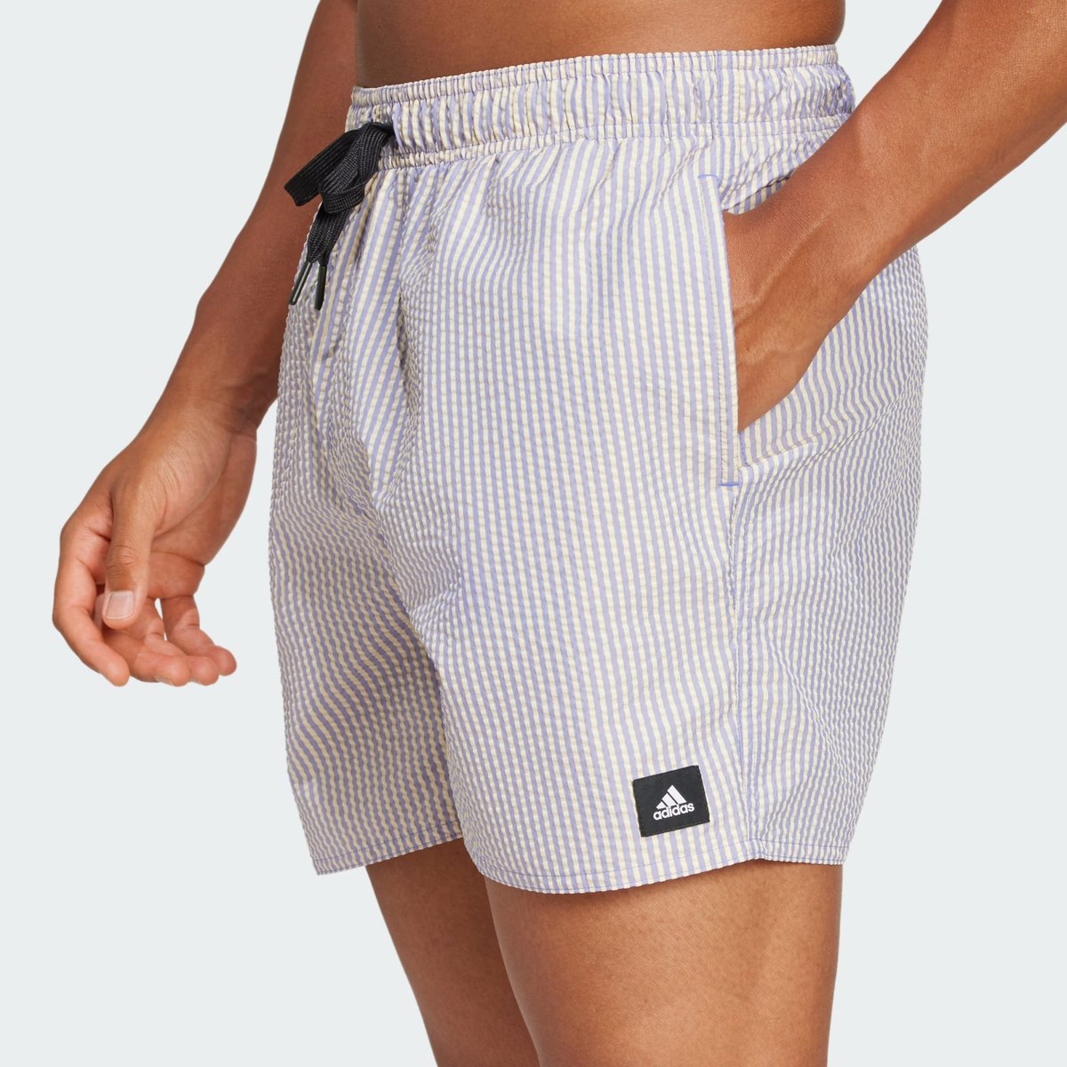 Short de bain court Stripey Classics cobalt blue / black, ADIDAS SPORTSWEAR