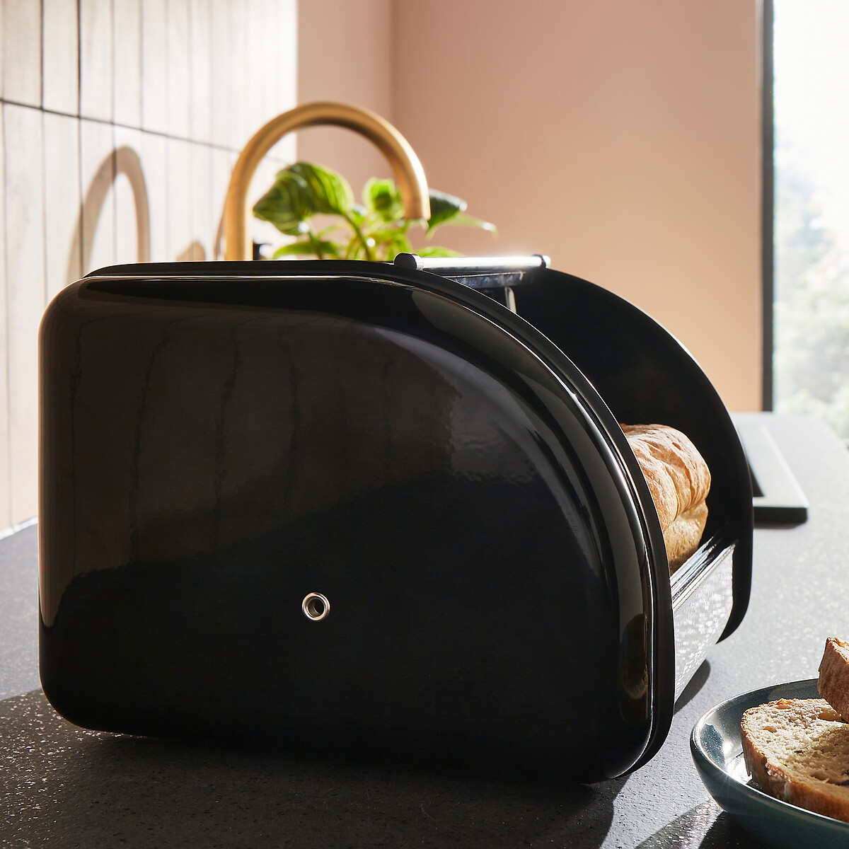 Equip Compact Bread Bin black, MORPHY RICHARDS