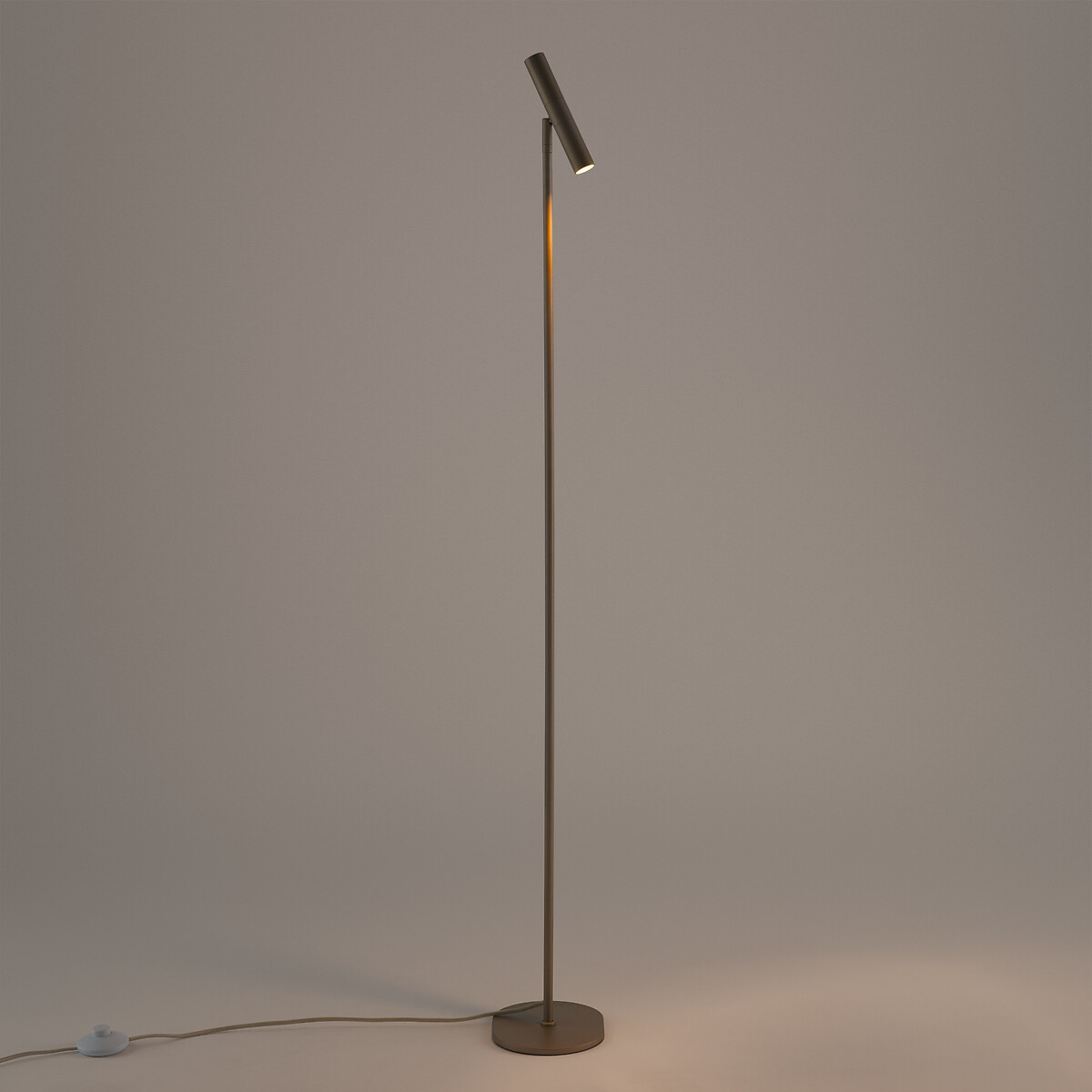 Lampadaire/liseuse orientable en métal fer, Joha moka, LA REDOUTE INTERIEURS