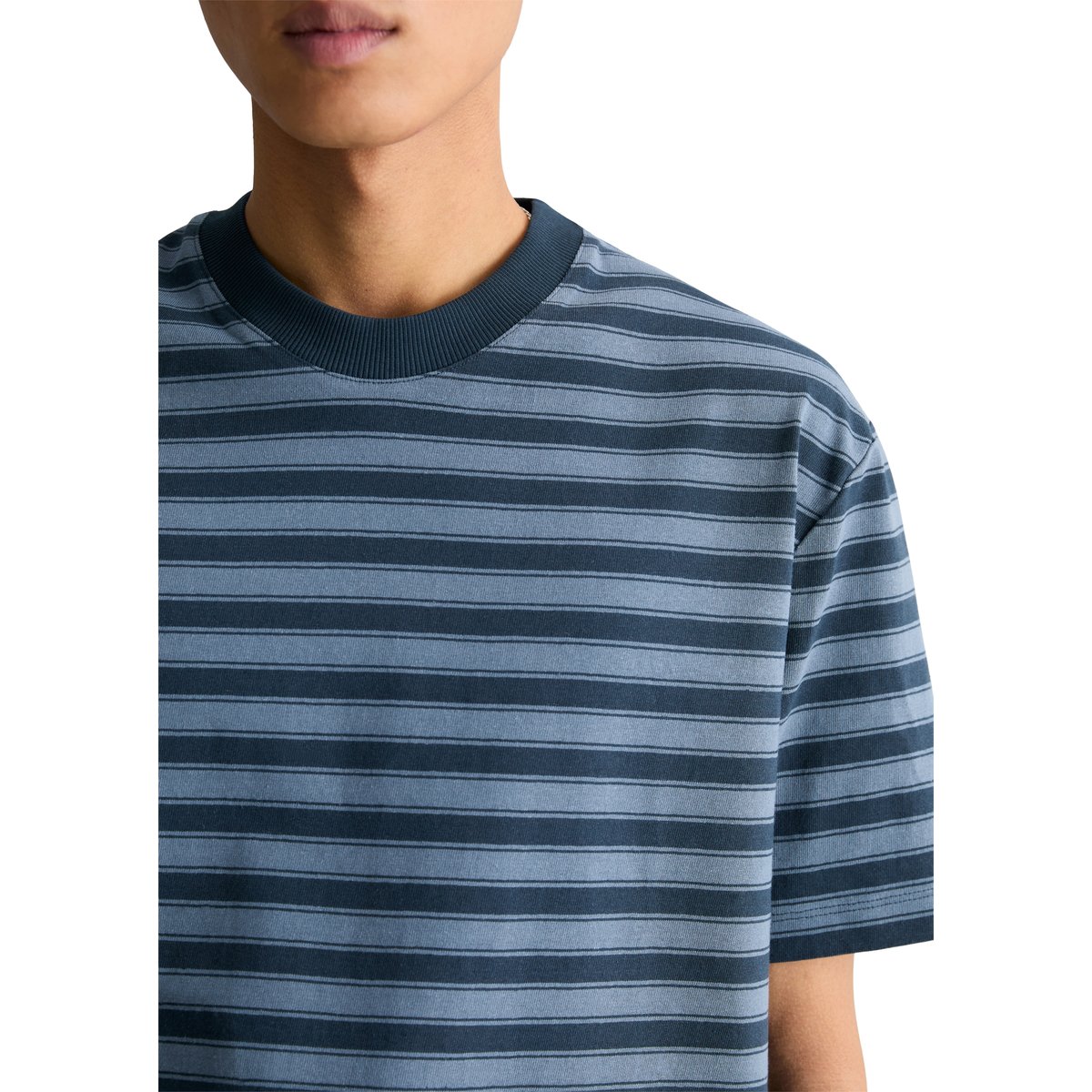 T-shirt relaxed en pur coton bio bleu foncé, MARC O’POLO DENIM