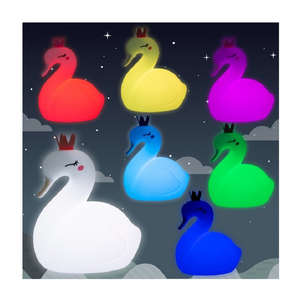 Grande veilleuse Cygne blanc, ULYSSE
