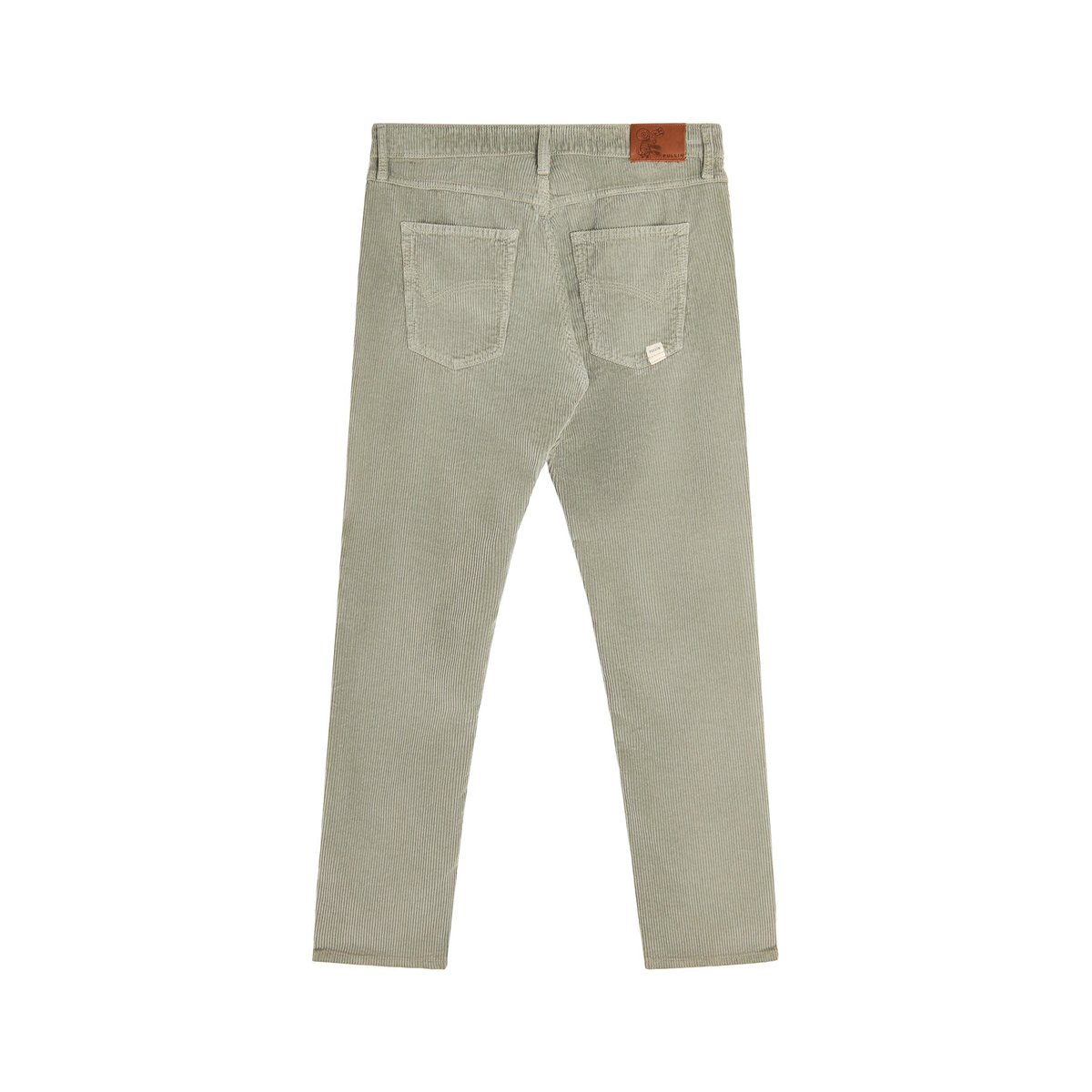 PANTALON REGULAR VELOURS CALIX vert pale, PULLIN