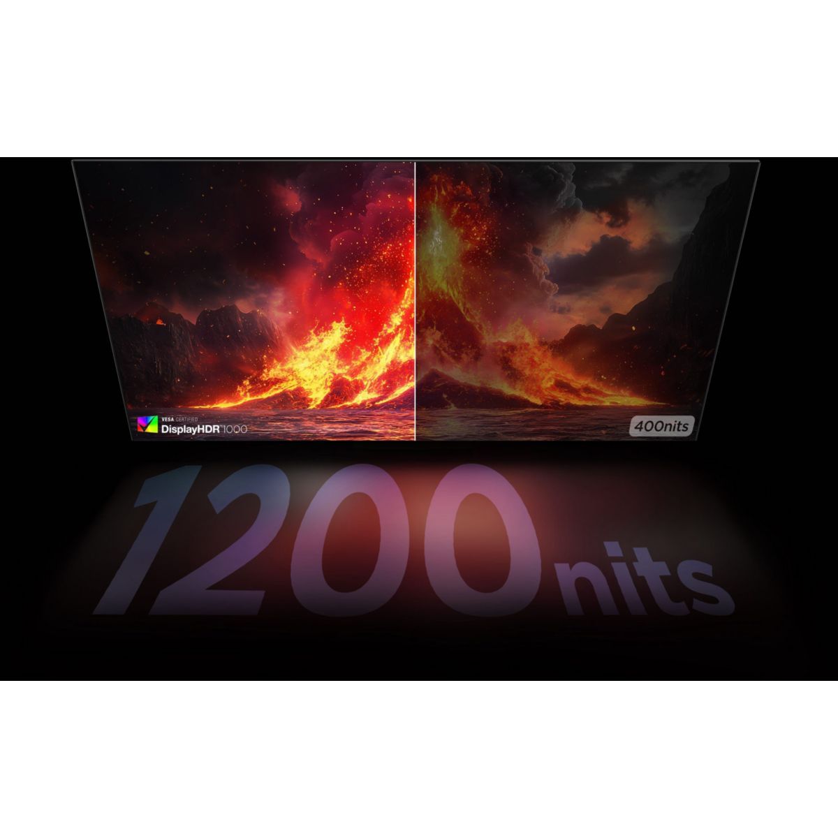 Ecran PC Gamer 57R94 57" Incurvé 1000R DUHD 120Hz VA MiniLED HDR 1000 AMD FreeSync couleur unique, TCL