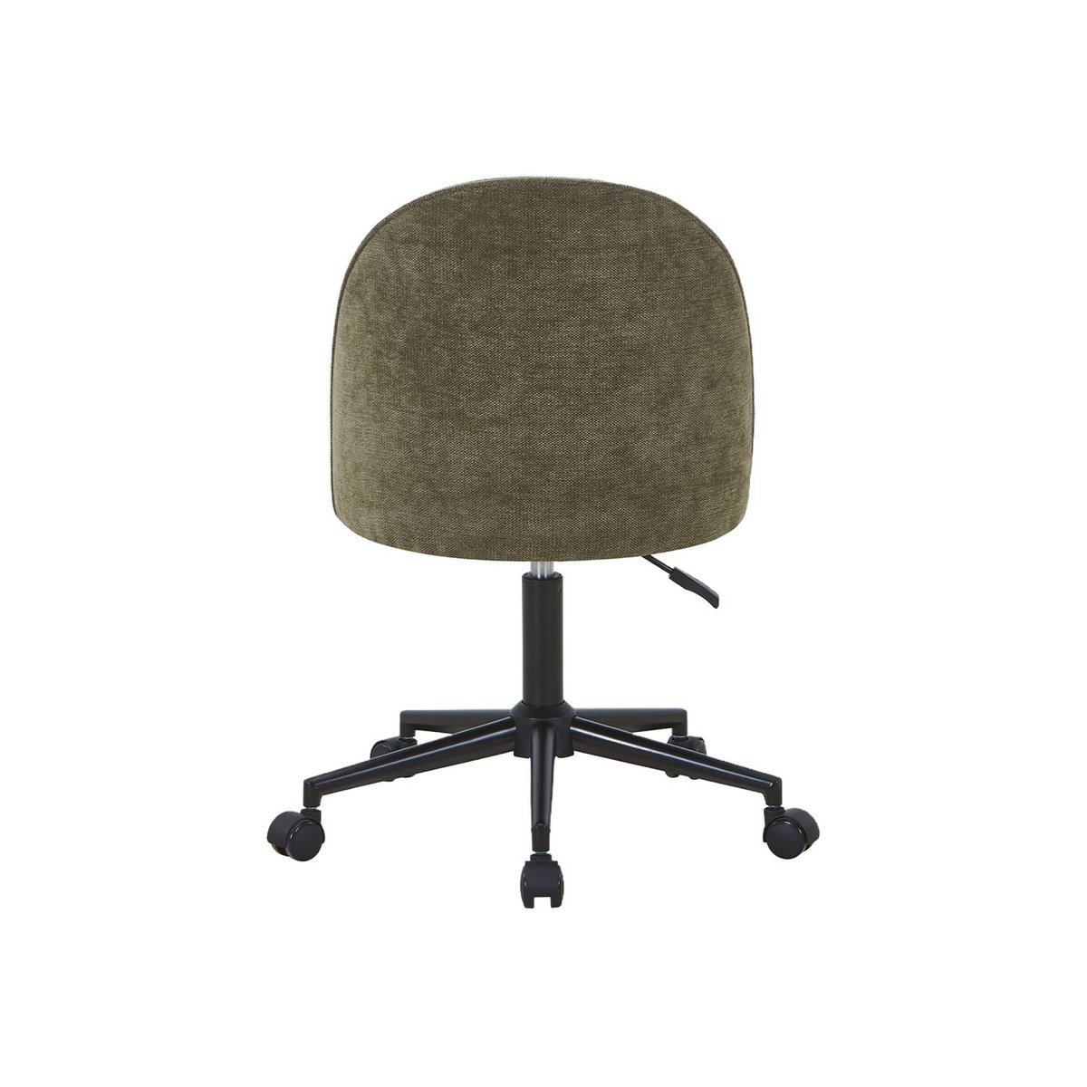 Chaise de bureau à roulettes tissu PHYL rouge, SWEEEK
