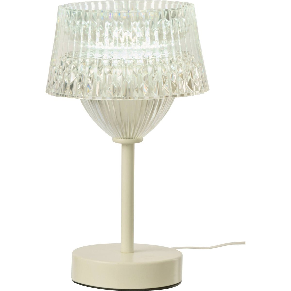 Lampe de table tactile LED en métal blanc, RECOLLECTION