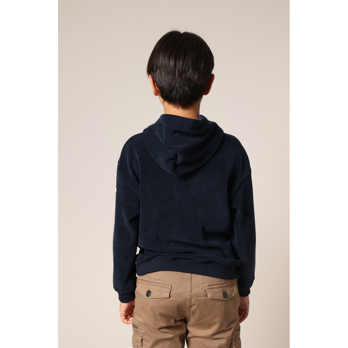 Sweat-shirt en velours côtelé élégant et super confortable pour garçon TOROY night blue, DEELUXE