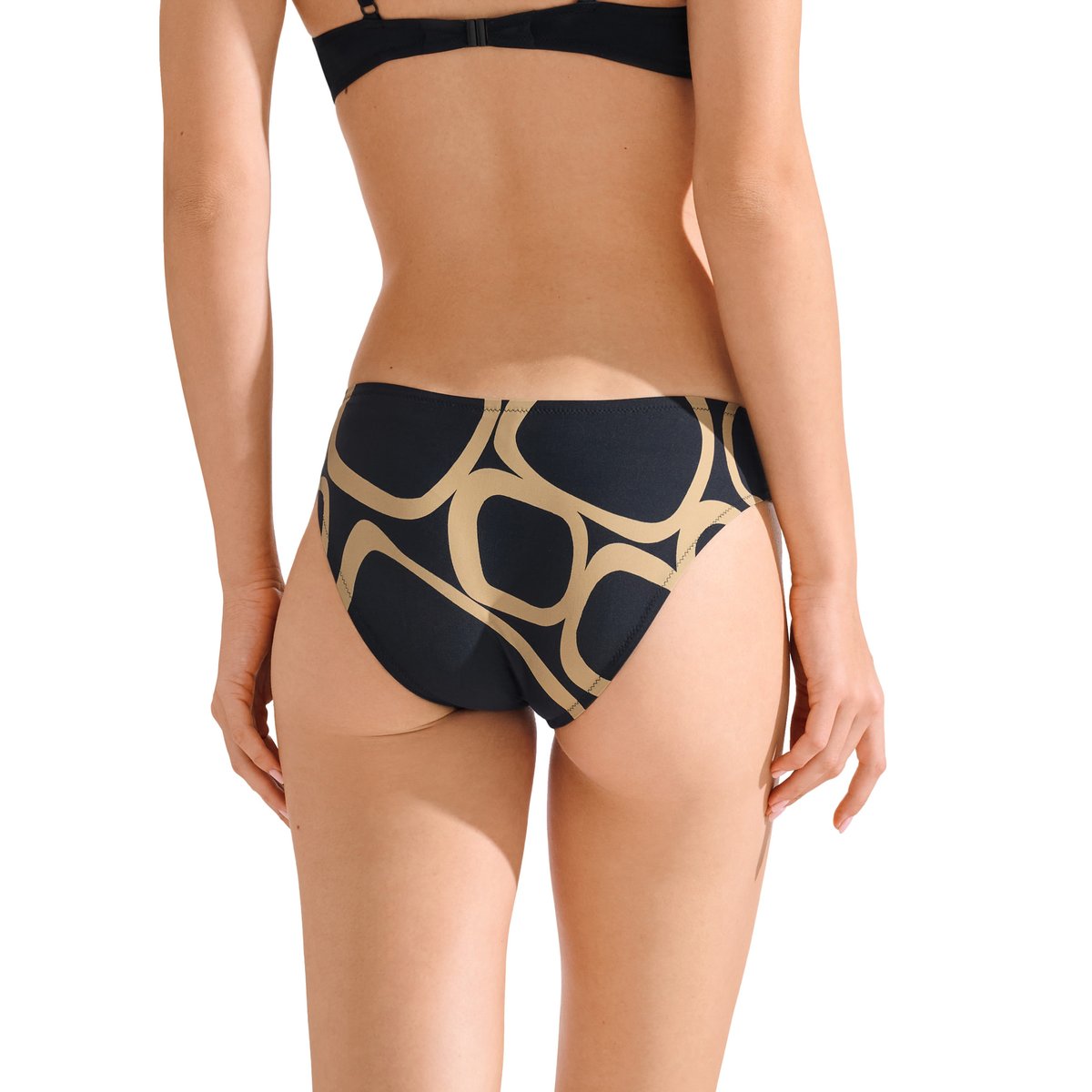 Bas maillot slip de bain VALENCIA noir, LISCA