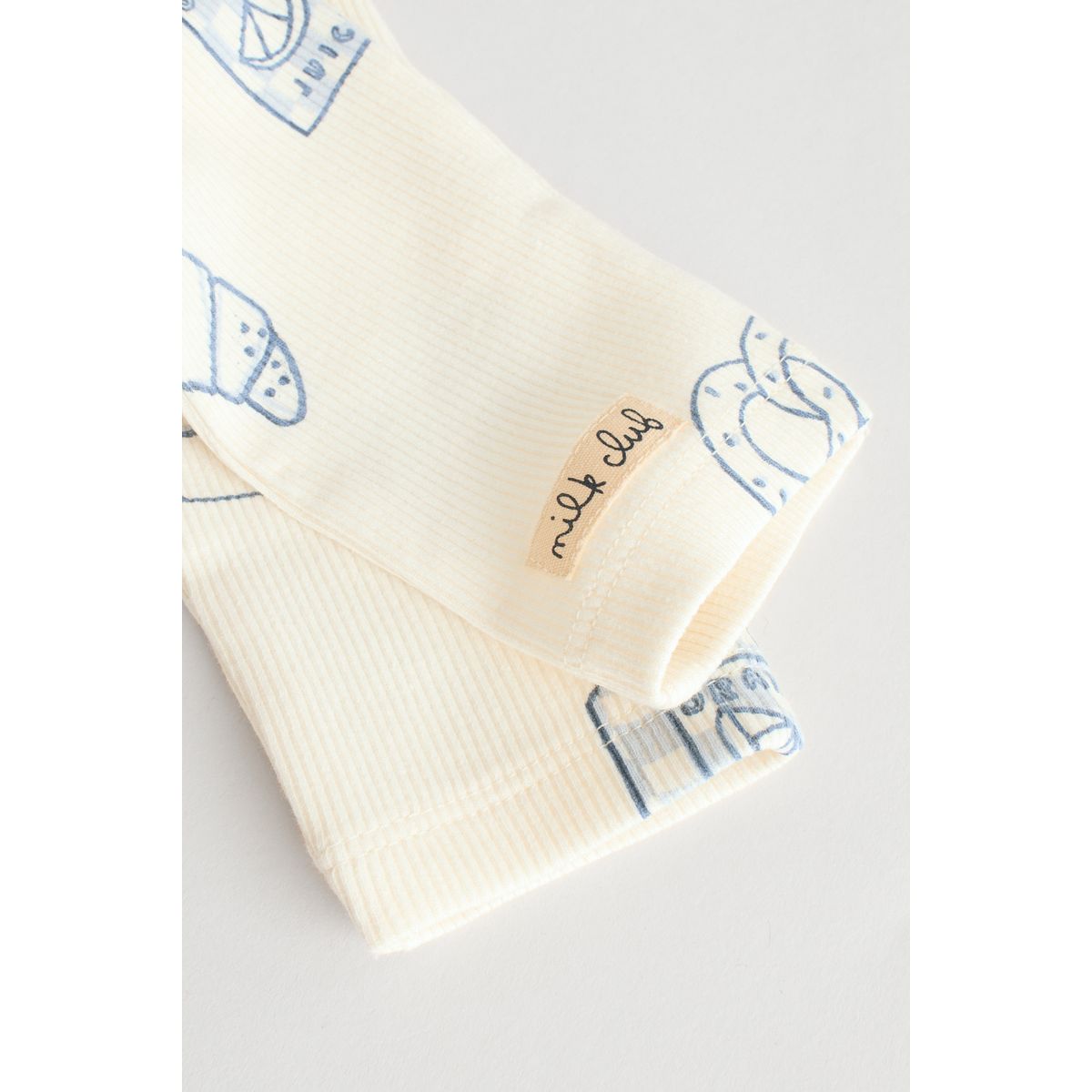Ensemble 6 pièces avec haut et legging bébé club du lait bleu, NEXT