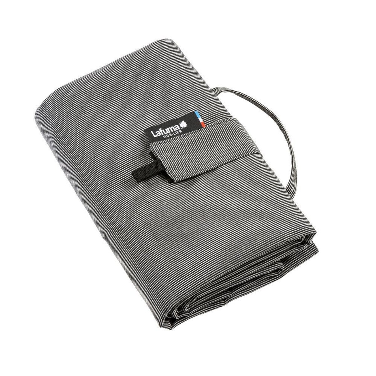 Ensemble fauteuil relax XL avec porte gobelet et housse - FUTURA XL gris silver, LAFUMA MOBILIER