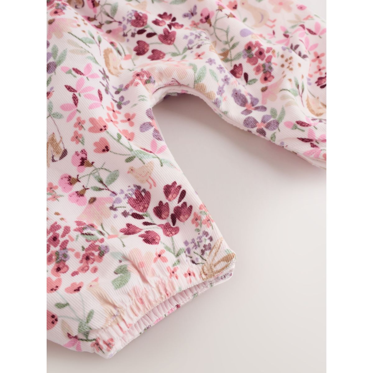 Ensemble bébé avec salopette en velours, 2 p rose, NEXT