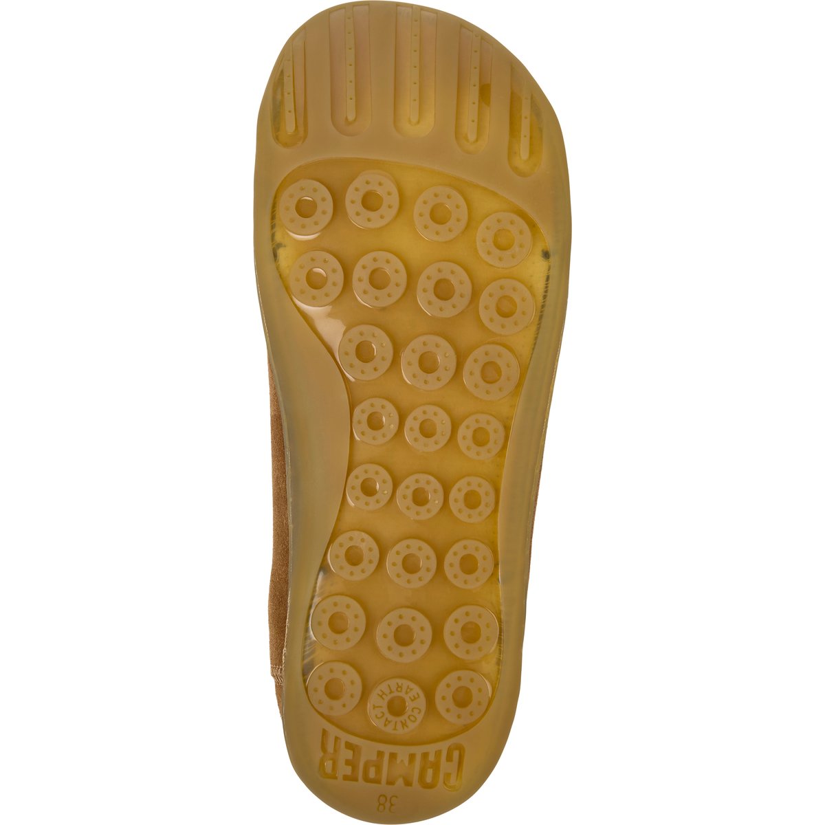 Baskets G3D Peu Cami Twins cuir marron moyen, CAMPER