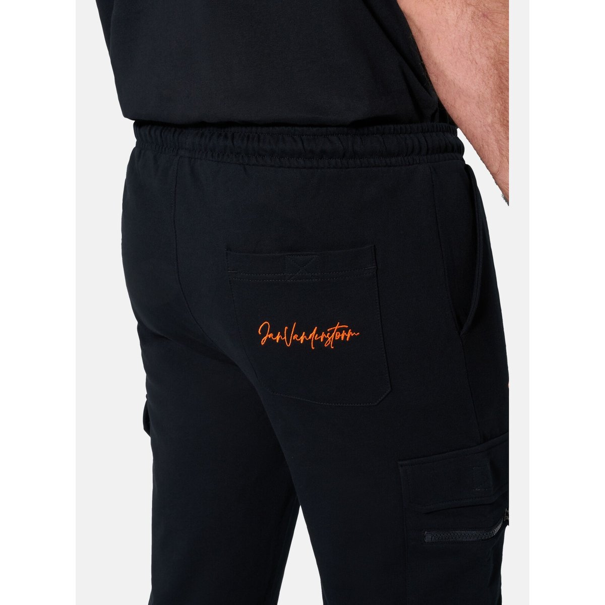 Pantalon de jogging OSMUND noir, JAN VANDERSTORM