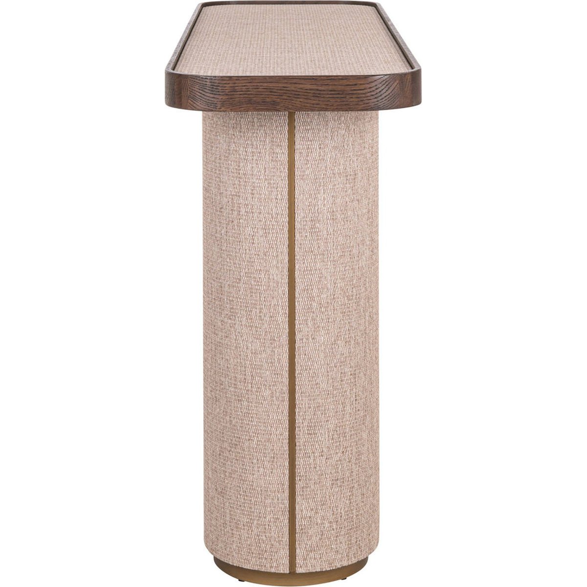 Console en chêne collection WILLOX beige et bois foncé, RECOLLECTION