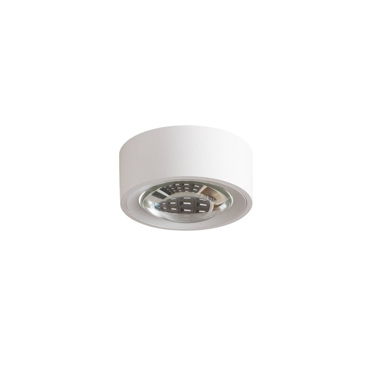 Plafonnier en aluminium moderneLED, Rotari blanc (ral 9003), ARCCHIO
