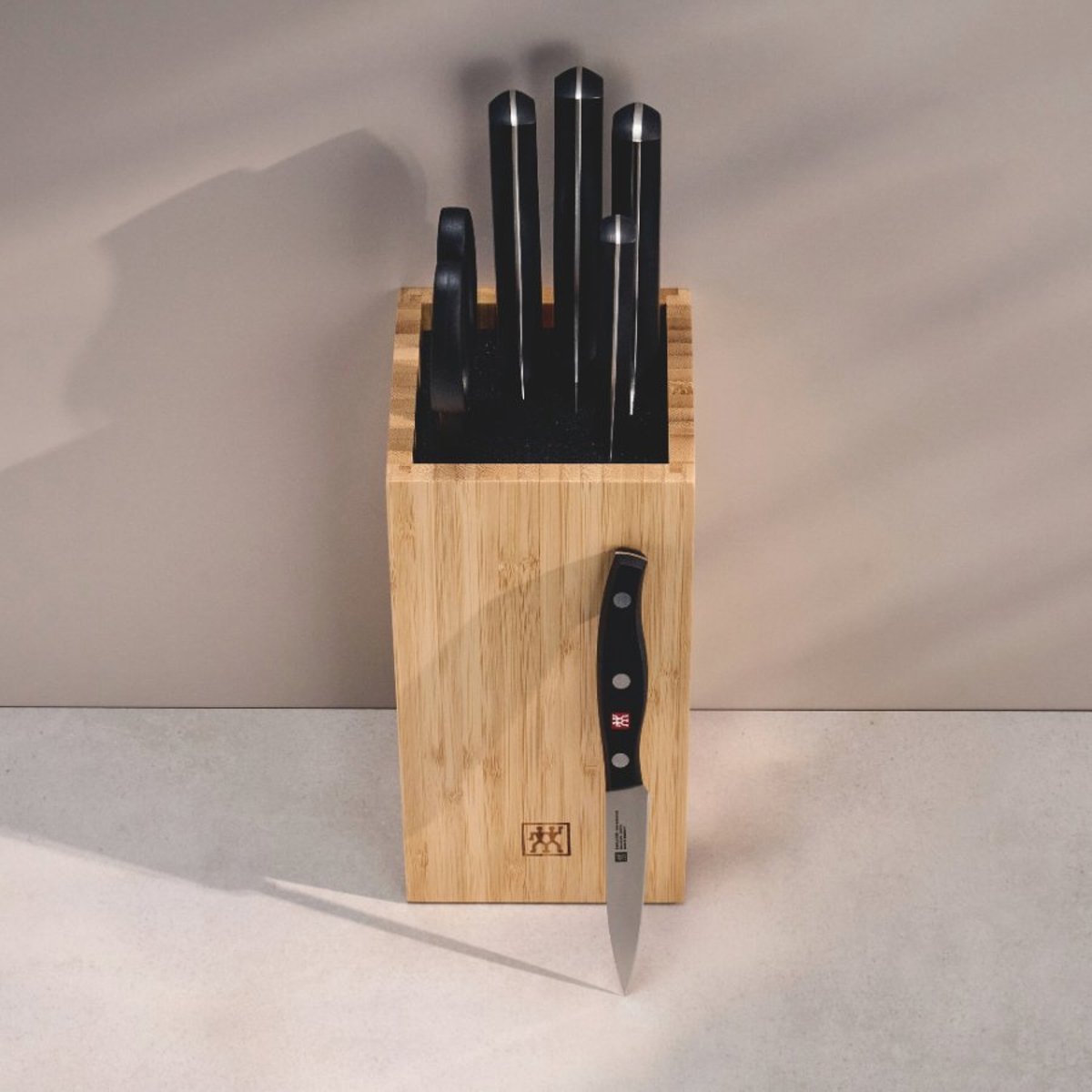 ZWILLING Signature Bloc de couteaux 7 pièces, ciseaux inclus, acier inoxydable no-color, ZWILLING