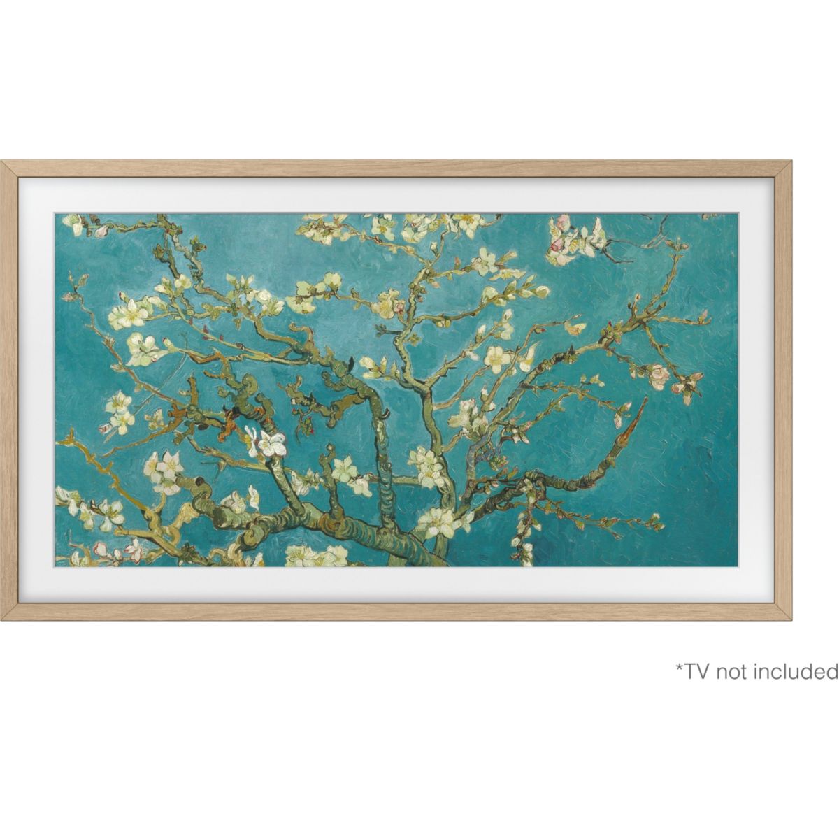 Cadre The Frame couleur Teck - Compatible TV The Frame 43'' couleur unique, SAMSUNG