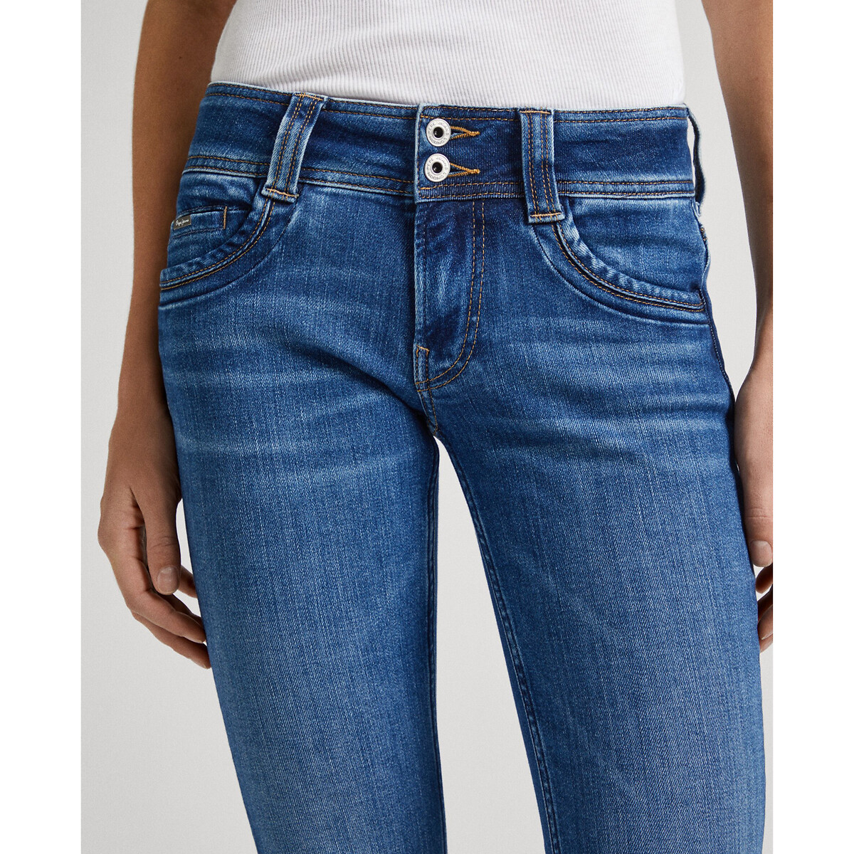 Slim Fit Jeans in Low Rise 90034955, PEPE JEANS