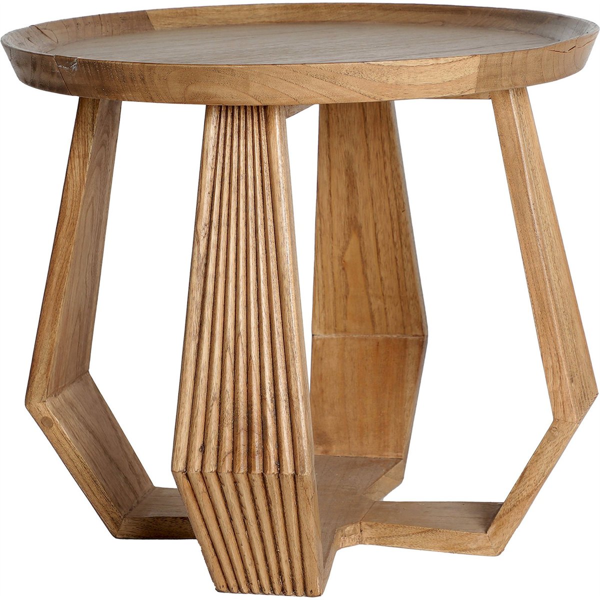 Table basse carrée en bois mindi brun naturel bois foncé, RECOLLECTION