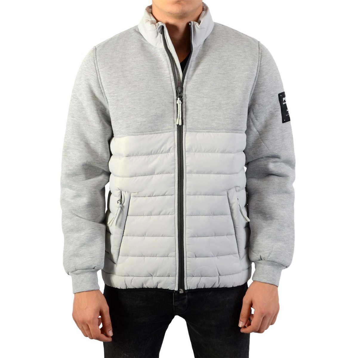 Doudoune Barine misty grey, PEPE JEANS