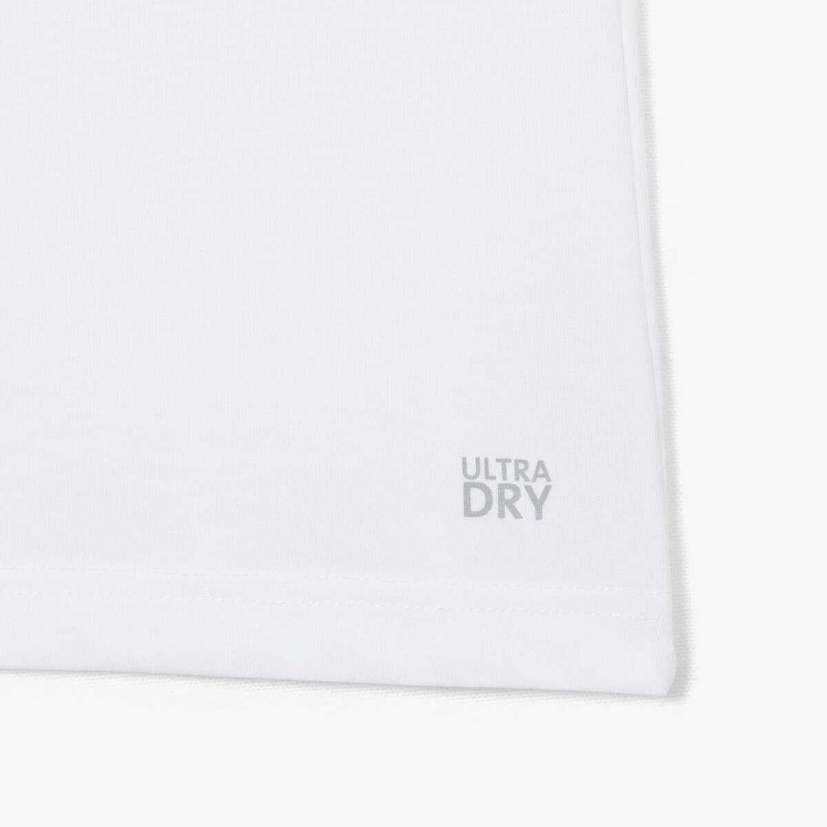 Training T-shirt Regular fit Ultra dry blanc, LACOSTE
